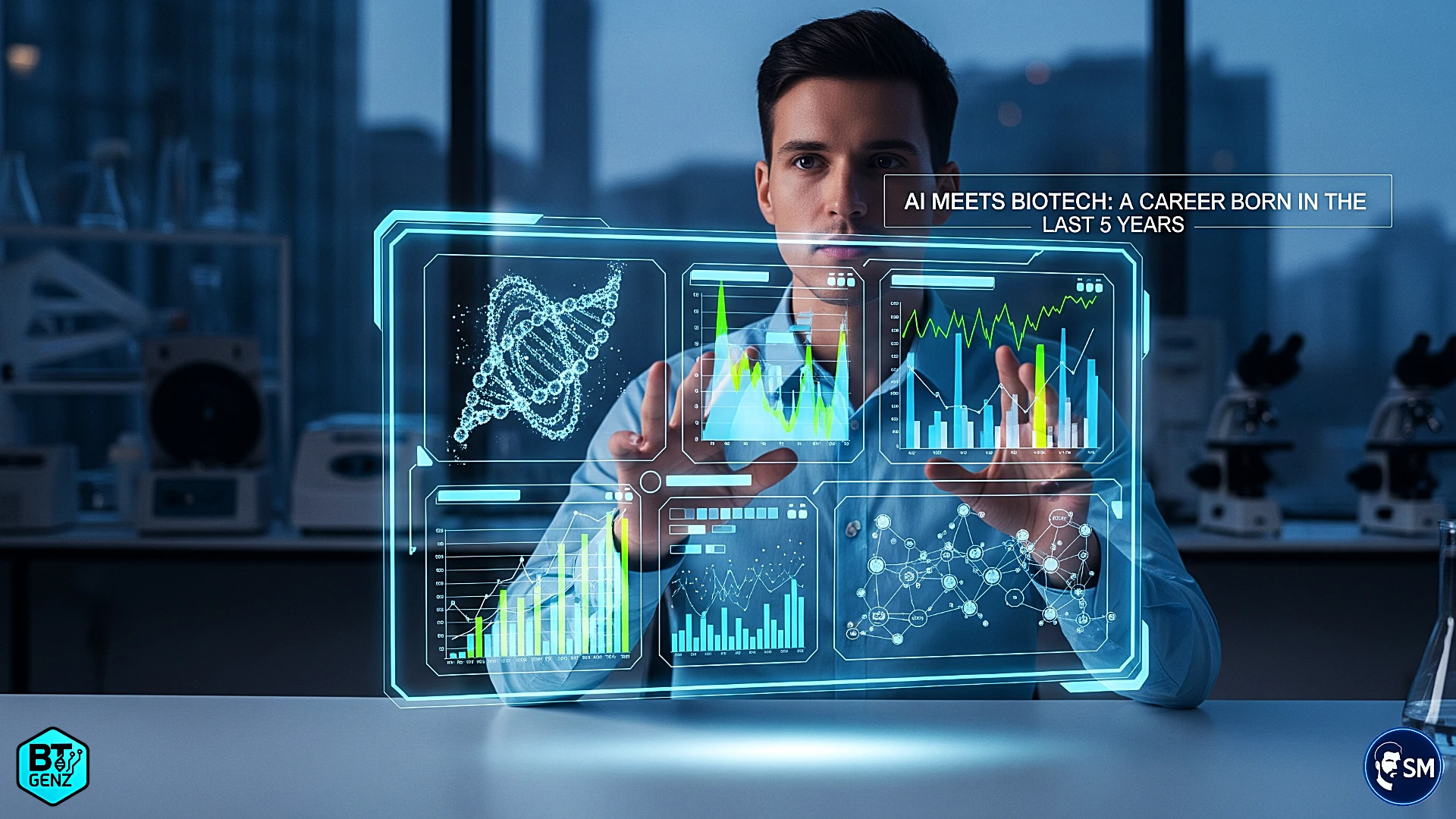 Infographic on biotech careers that emerged in the past five years – part 1
